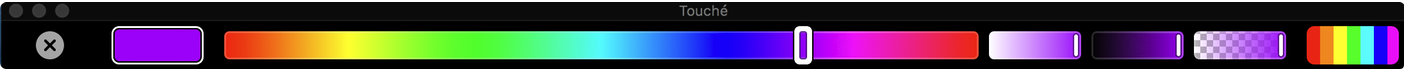 touchbar colors.acorn